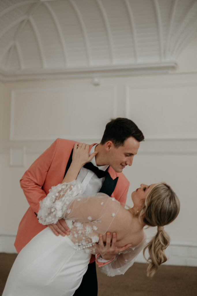 You might not realise just how crucial the back detail of your aisle style is!⁠ | Feathers & Florence | Wedding Dress Preston |