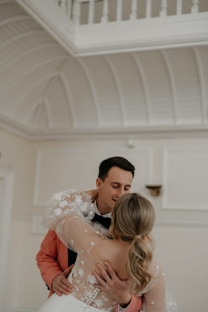 You might not realise just how crucial the back detail of your aisle style is!⁠ | Feathers & Florence | Wedding Dress Preston |