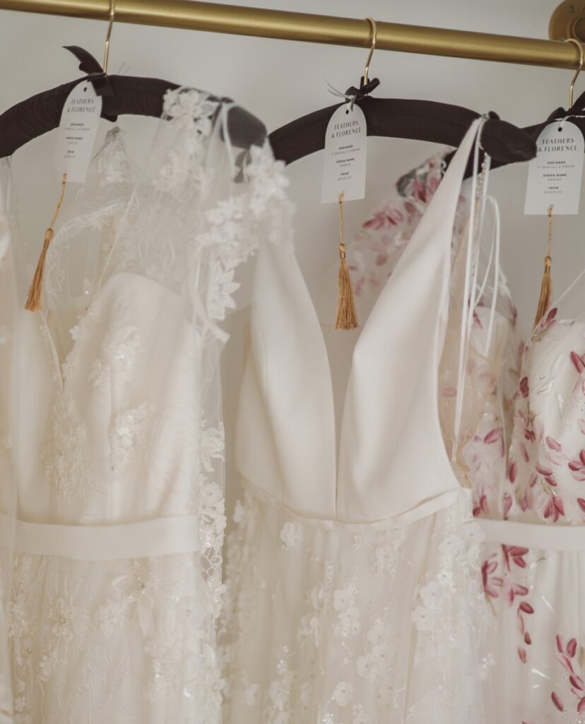 Say "I do" to a stress-free wedding dress shopping experience! | ⁠Feathers & Florence | Wedding Dress Preston