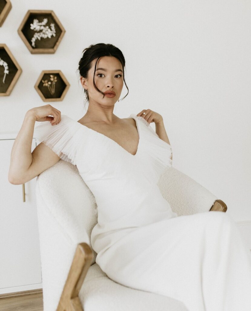 We're not ashamed to admit that this dress is an obsession of ours | ⁠Feathers & Florence | Wedding Dress Preston