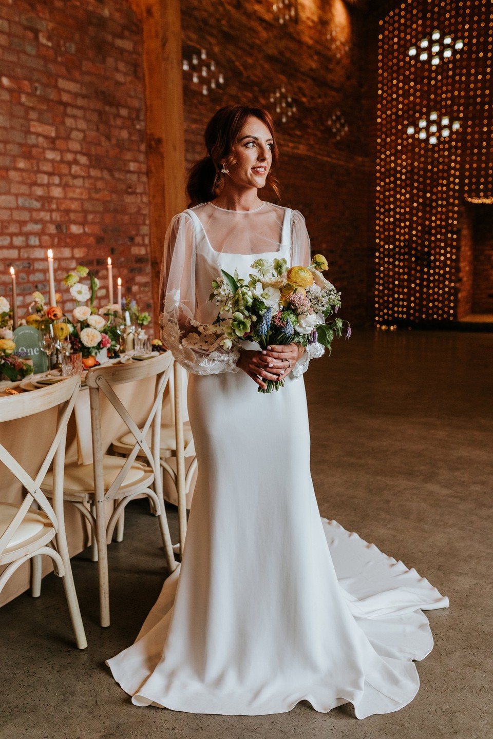 There's something magical about saying 'I do' as the sun sets | Feathers & Florence | Wedding Dress Preston