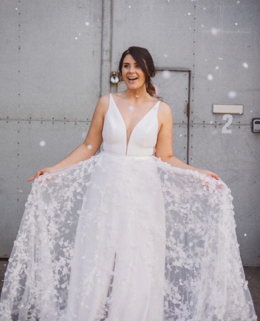 Finding 'the one' is a little like a confetti moment | Feathers & Florence | Wedding Dress Preston | Wedding Dress Shops Near Me