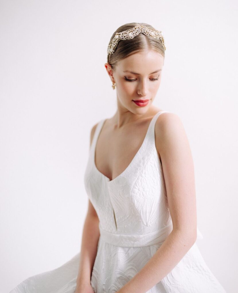 Sometimes, it's the texture of the fabric that tells the tale | Feathers & Florence | Wedding Dress Preston