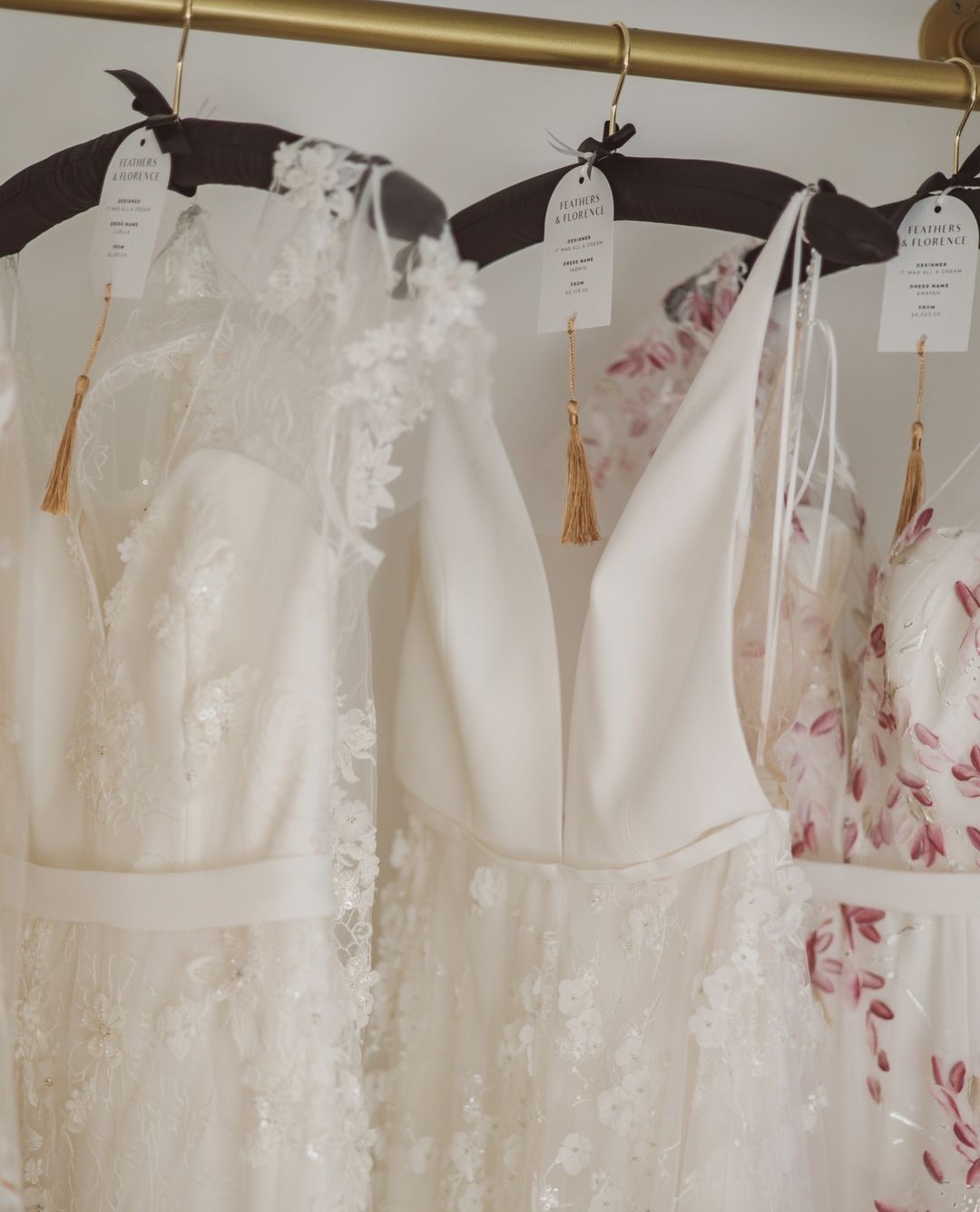 One of the questions that we find ourselves answering a lot is 'when should I start the search for my wedding dress?' | ⁠Feathers & Florence