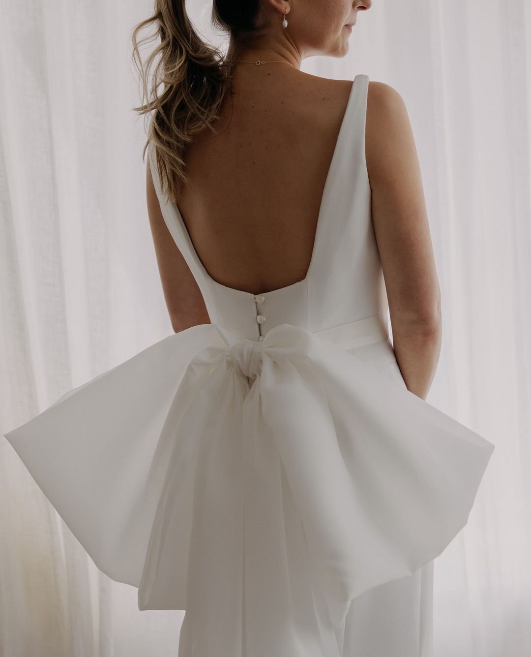 A bow train that you didn’t know you needed | ⁠Feathers & Florence | Wedding Dress Preston | Wedding Dresses Lancashire